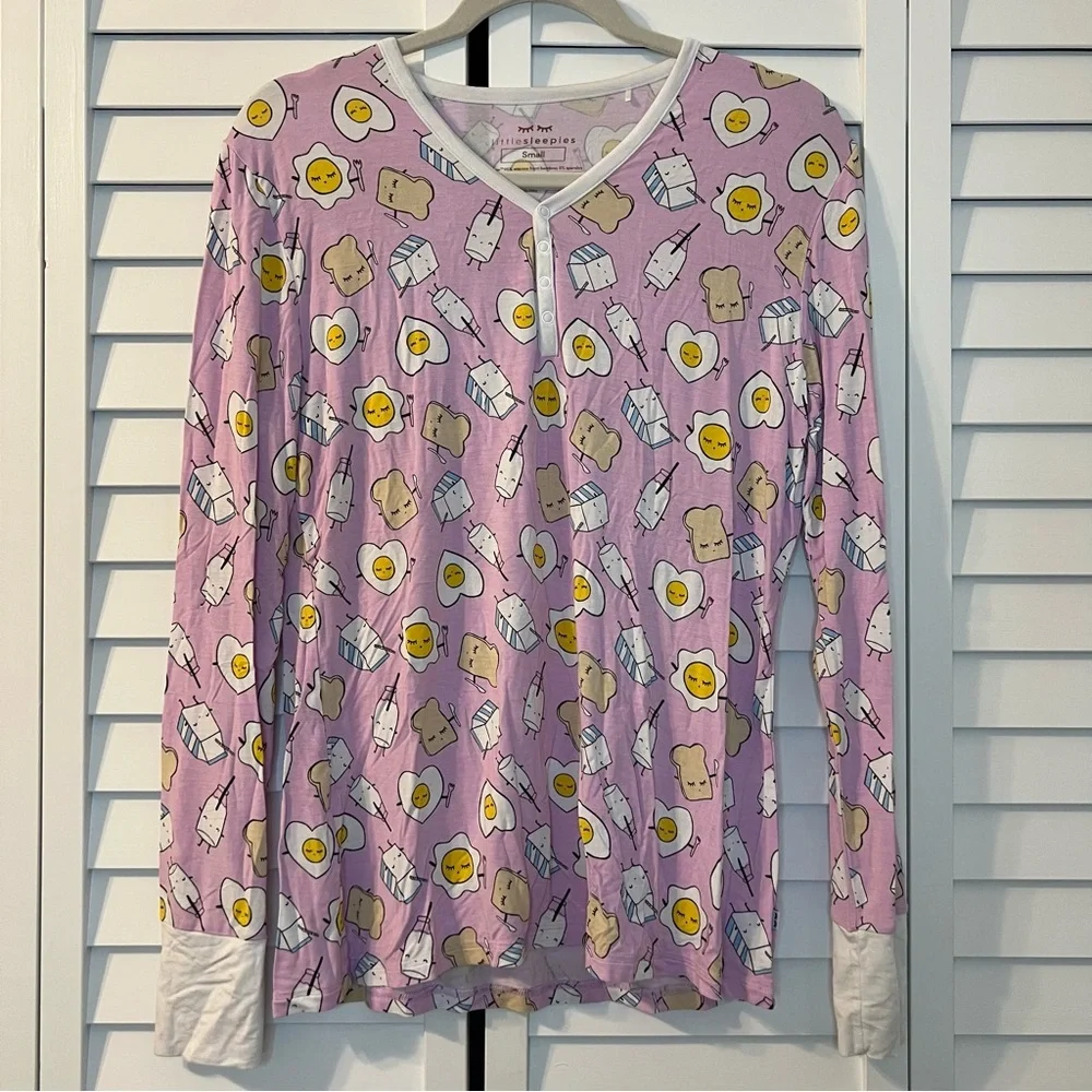 Little Sleepies Egg Print Pajama Top - Picture 2 of 6